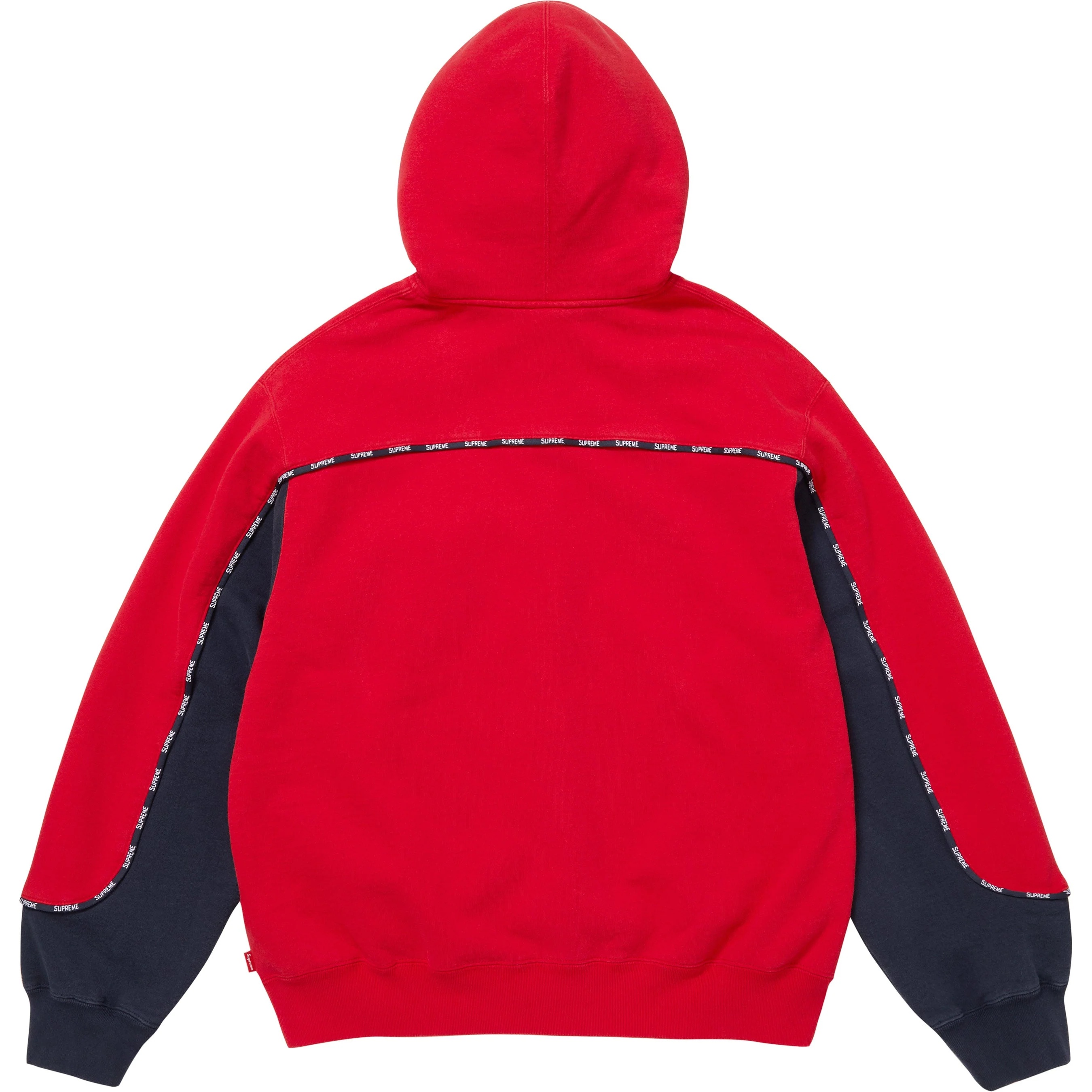 Piping Zip Up Hooded Sweatshirt view 5